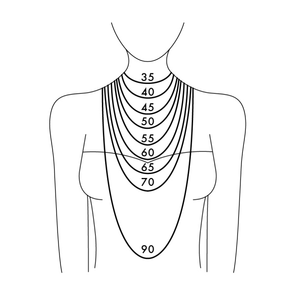 Цепь из белого золота 585, плетение «Якорь»